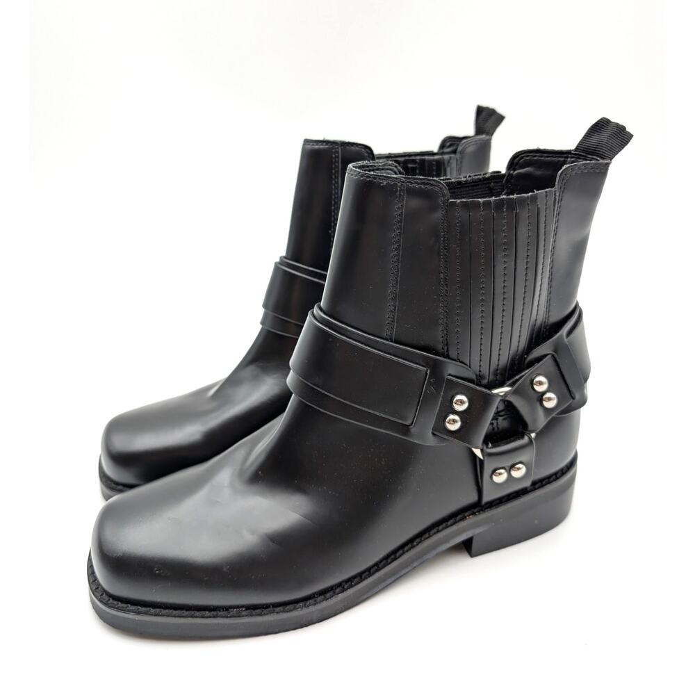 Marc Fisher Mizzie Chelsea Boots Square Toe Women's Black Size US6M EU36.5